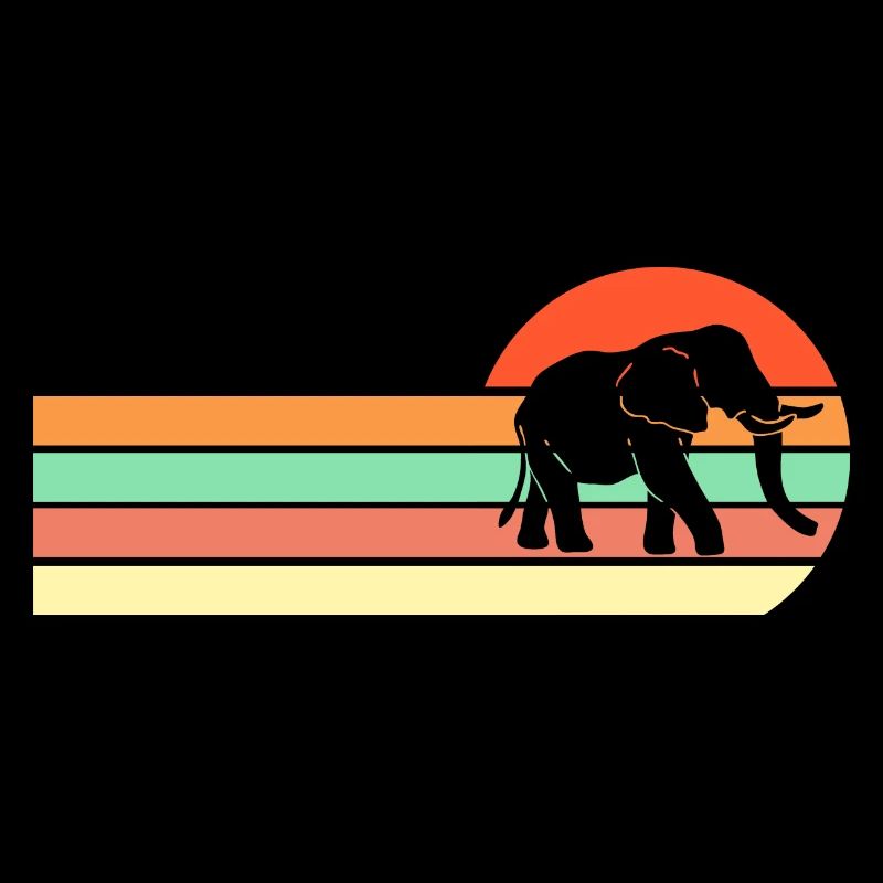 Dickhäuter Rüsseltier Elefant