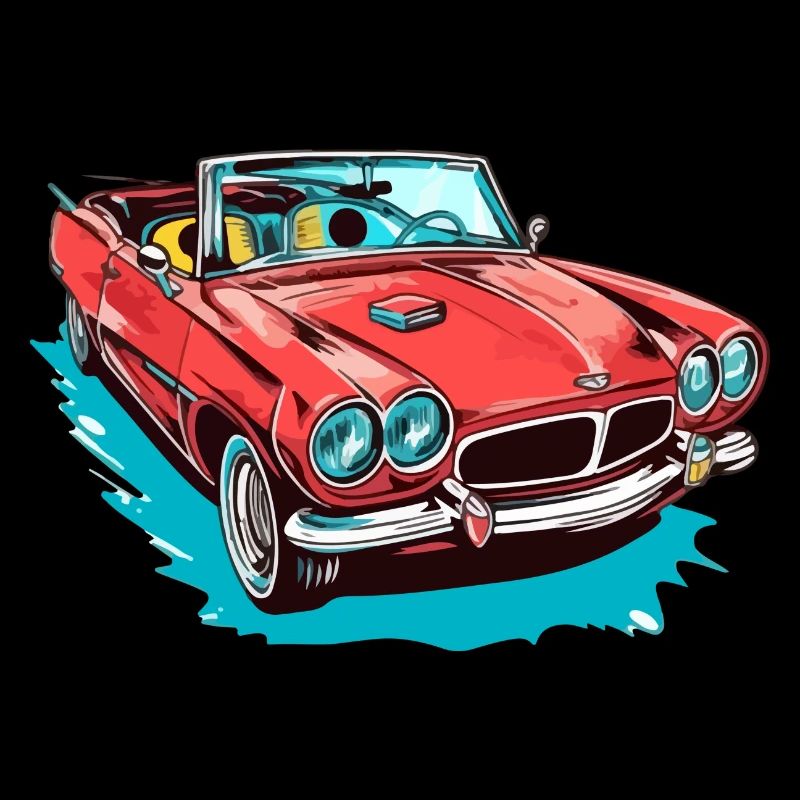 Red convertible