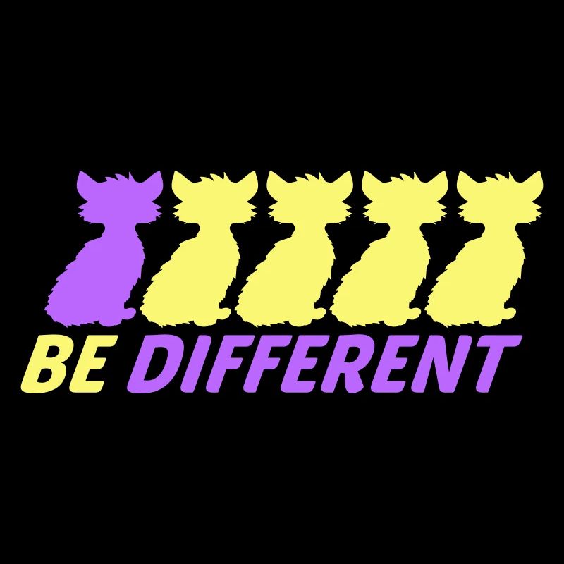 Be Different Cats Friends Be Different
