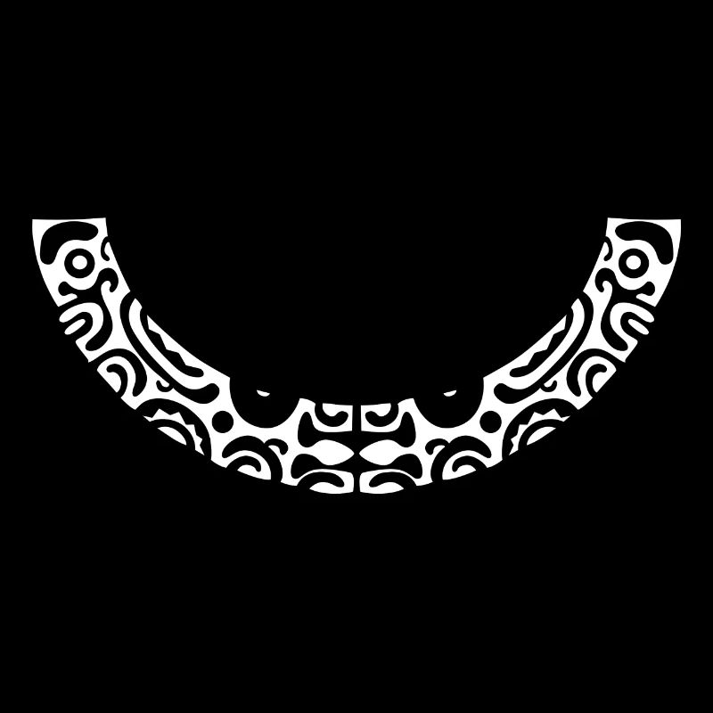 collier maori4 blanc