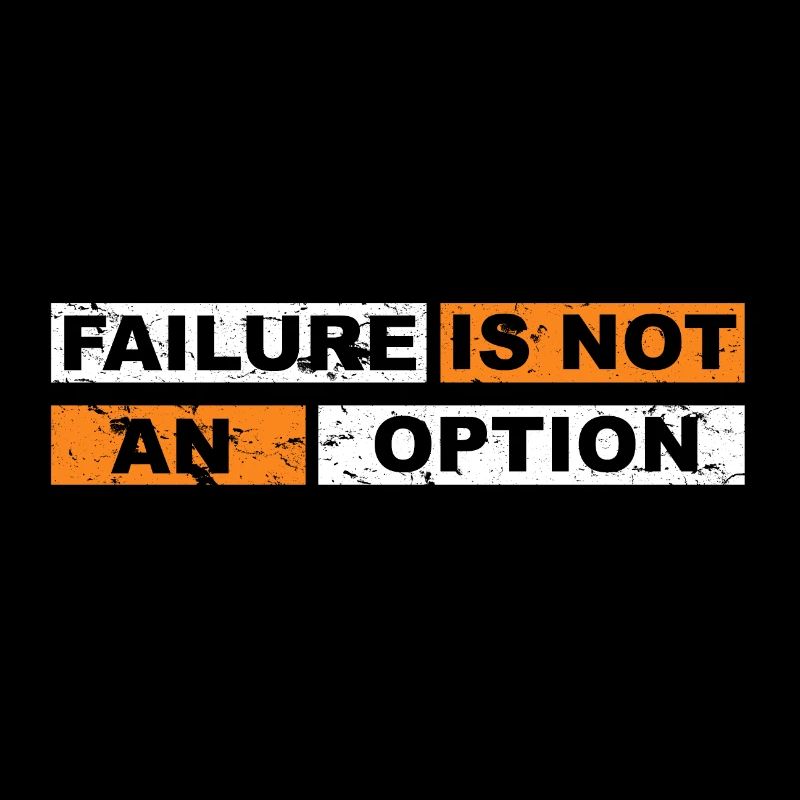 L'échec n'est pas une motivation d'esprit d'option