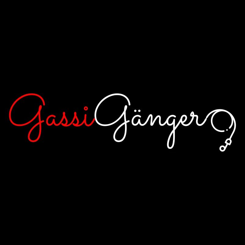 Gassigänger - Einzeilig