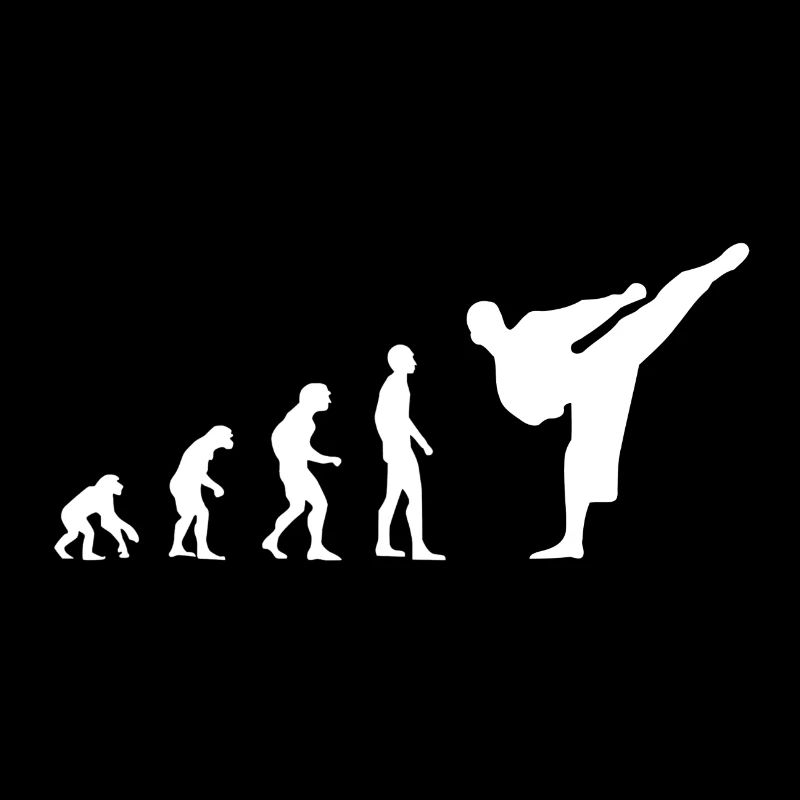 Sport de kickboxing de karaté J'aime l'évolution