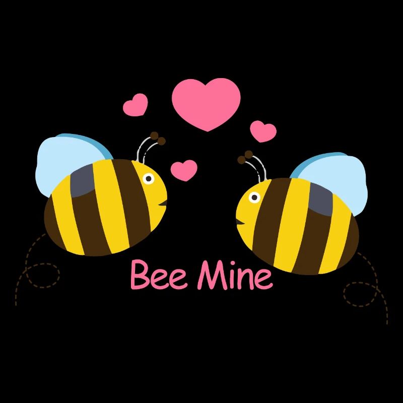 Bee mine. Bee my Valentine