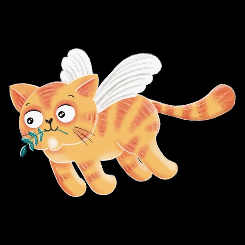Peace cat Leo flies for peace