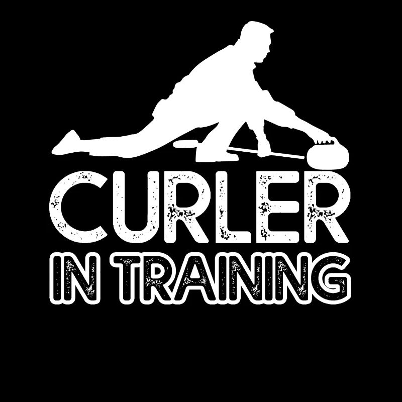 Curling Curler in Training