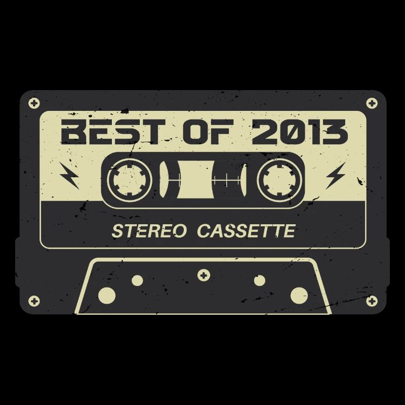Retro Kassette 2013 vintage 2013 Geburtstag 2013