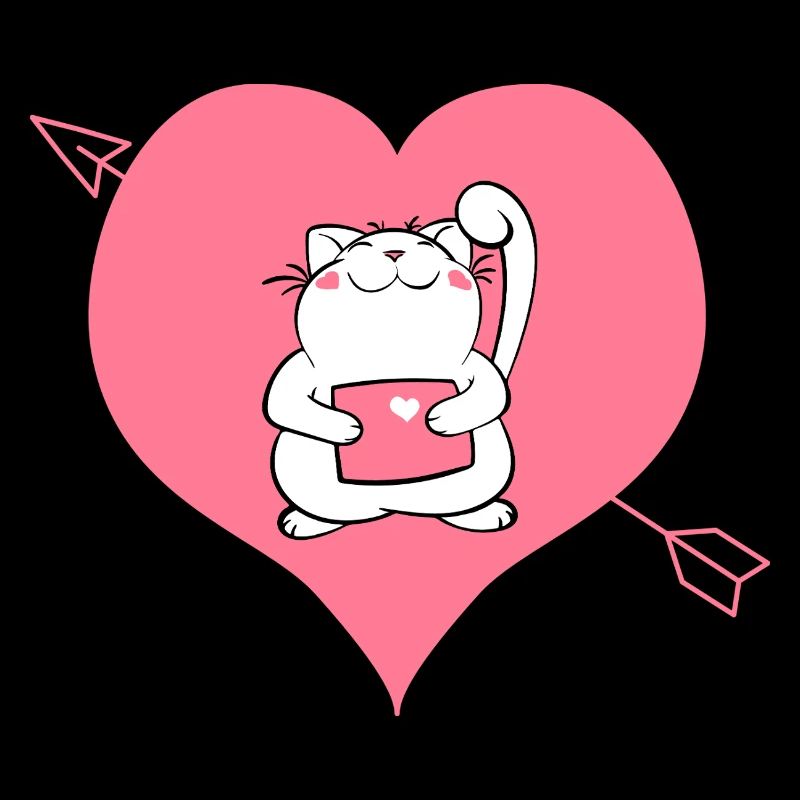 Un chat rempli d'amour !