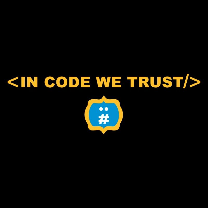 in code we trust logo