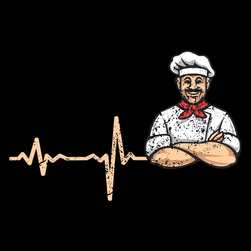 Heartbeat Koch Pizzabäcker - Geschenk
