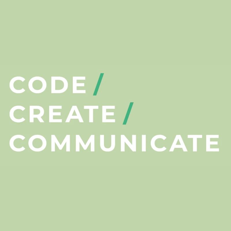 Code / Créer / Communiquer