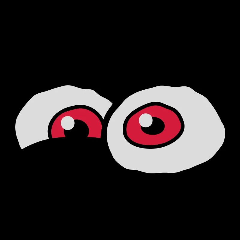 Comic Augen verrücktes Design