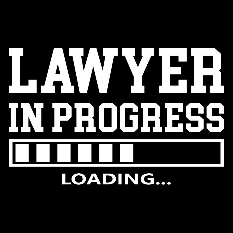 Jurist Jura Laywer in Progress Spruch Geschenk