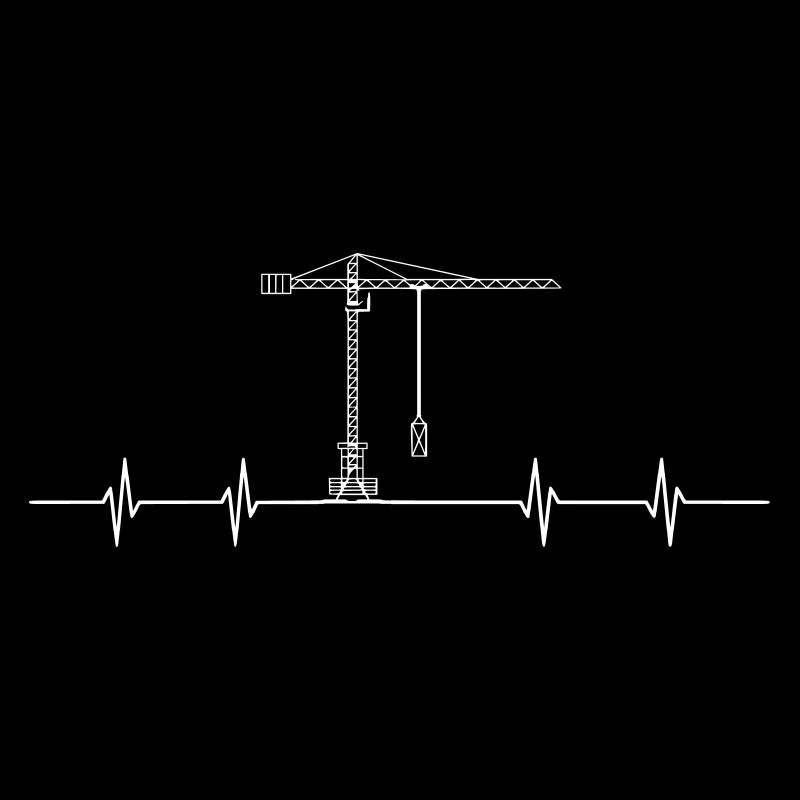Grue sur le chantier