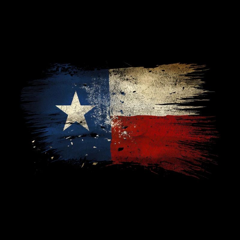 Grunge Texas flag