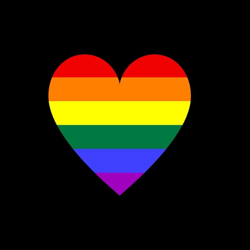 Rainbow heart