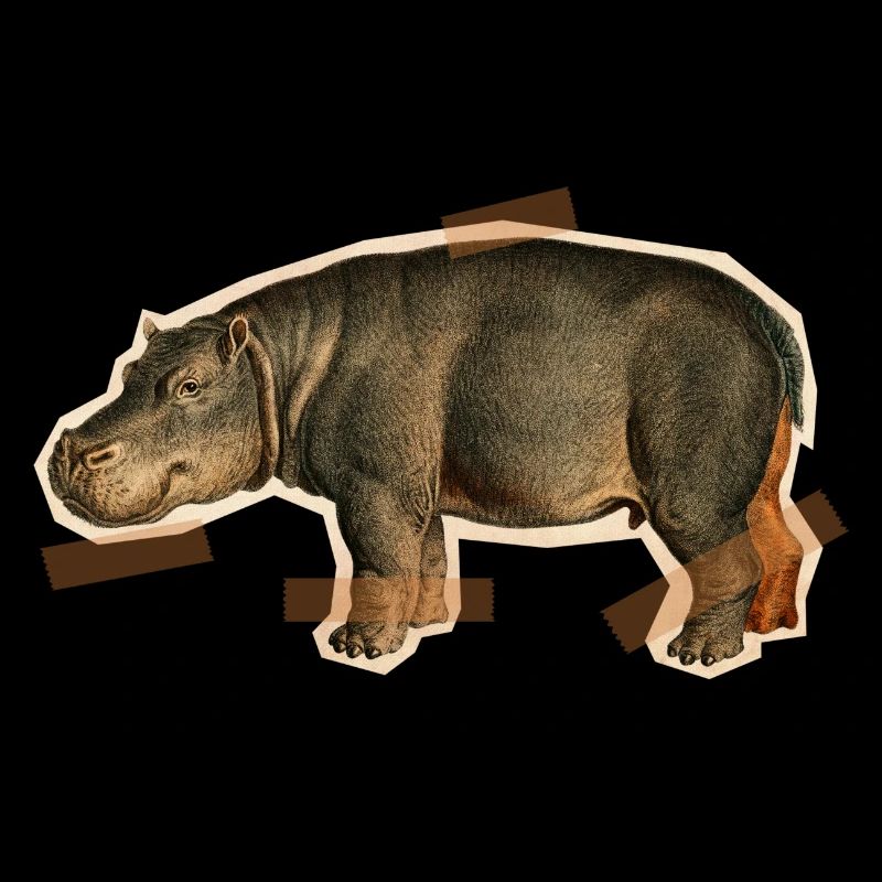 Taped Hippo