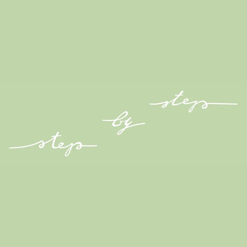 step by step