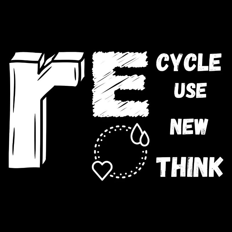 Recycler Réutiliser Renouveler Repenser Graphique