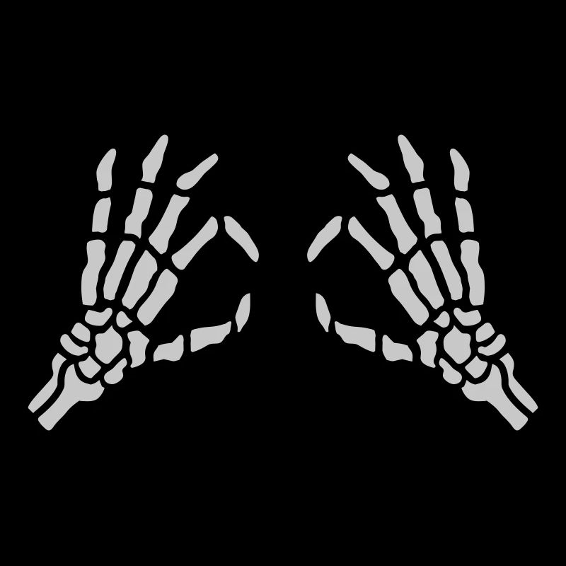 Looking through skeletal hole eyes