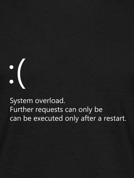 System overload - Windows Fehler