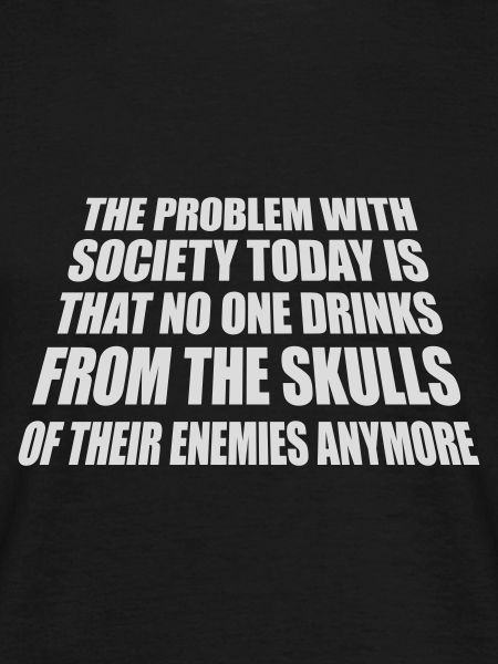 drinks from enemies skulls