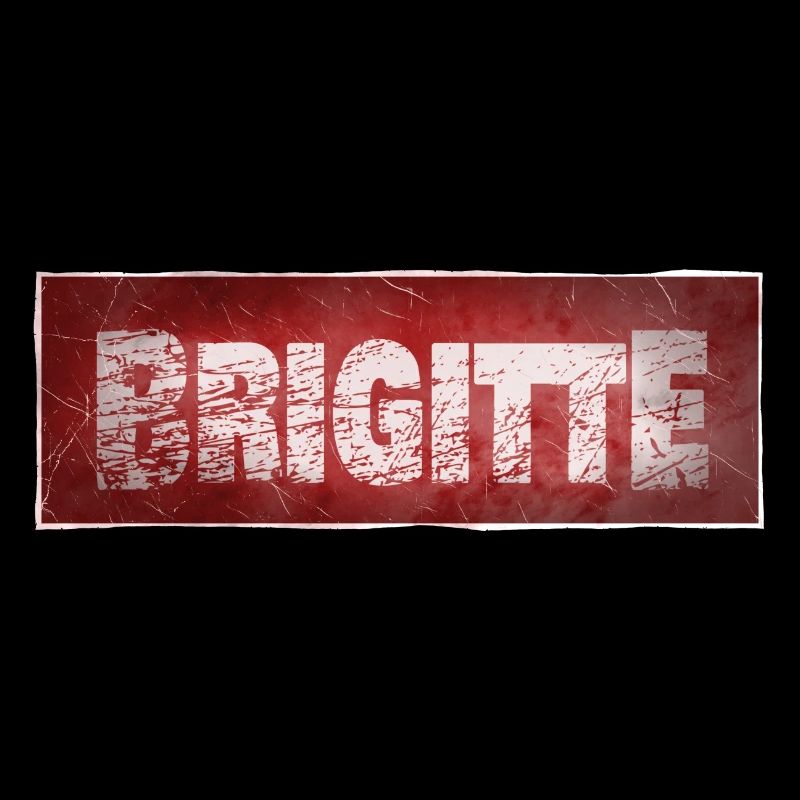 Schriftzug Brigitte Name