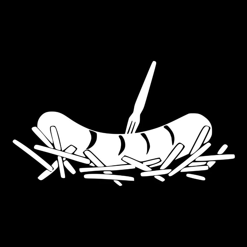 Frites currywurst