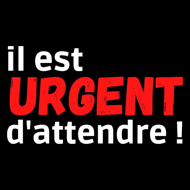 il est urgent d'attendre ! Analyse et Reflexion