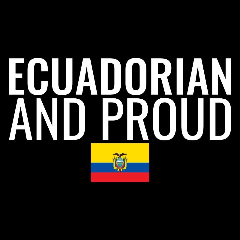 Drapeau équatorien et fier drapeau équatorien
