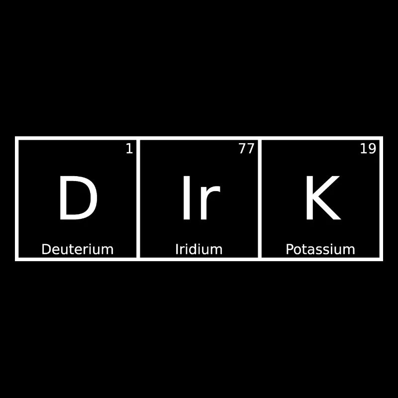 Dirk Name First Name Chemistry Periodic Table Elements