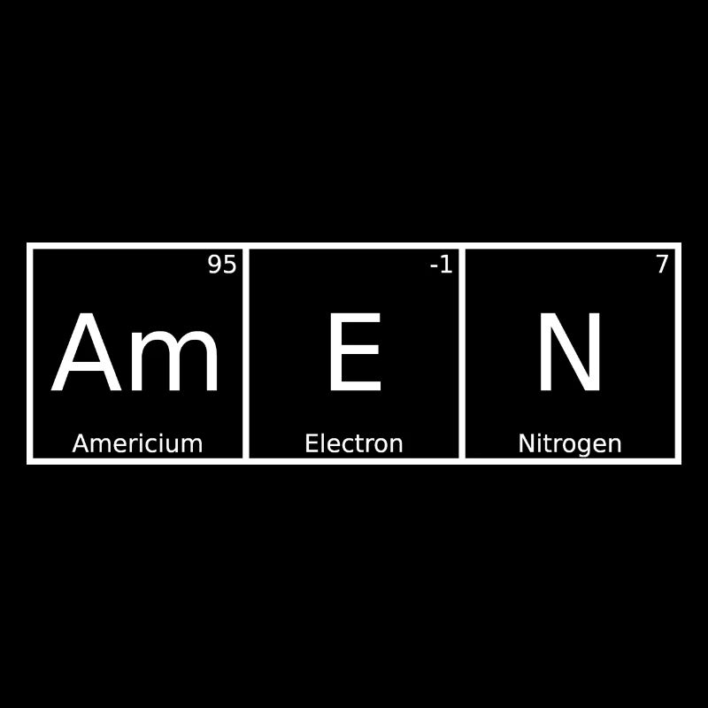 Amen Name First Name Chemistry Periodic Table Elements