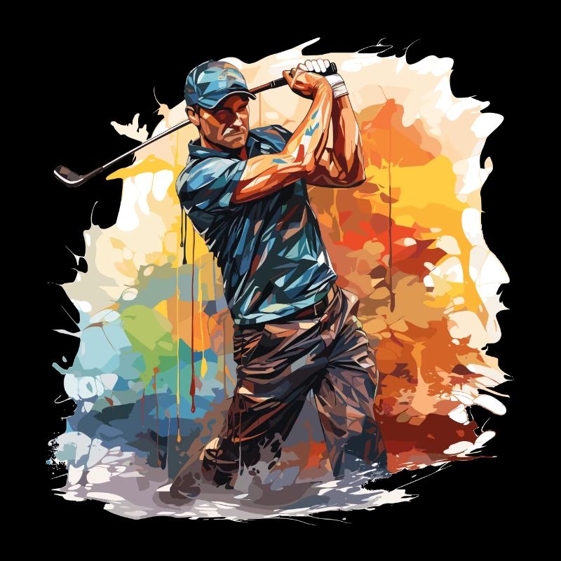 Golf Player - Illustration