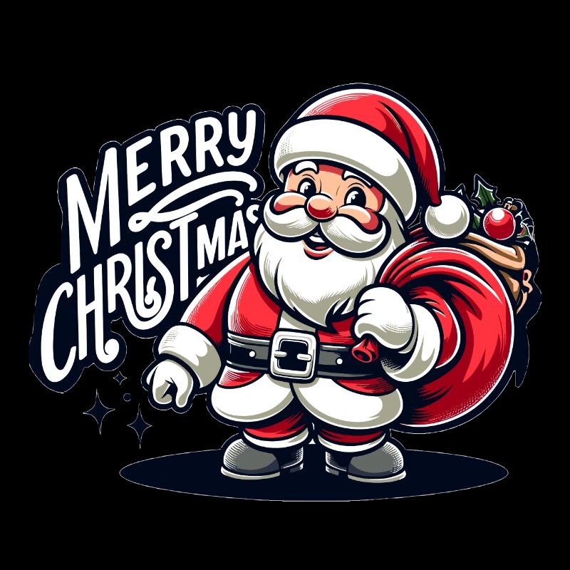 Joyeux Noël - Illustration du Père Noël