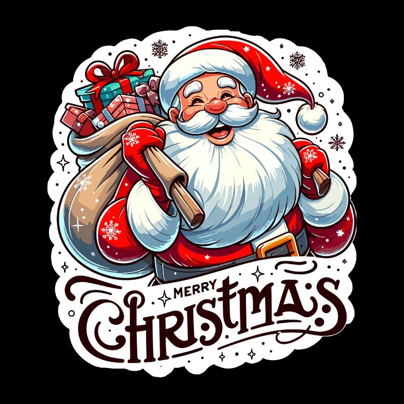 Joyeux Noël - Illustration du Père Noël