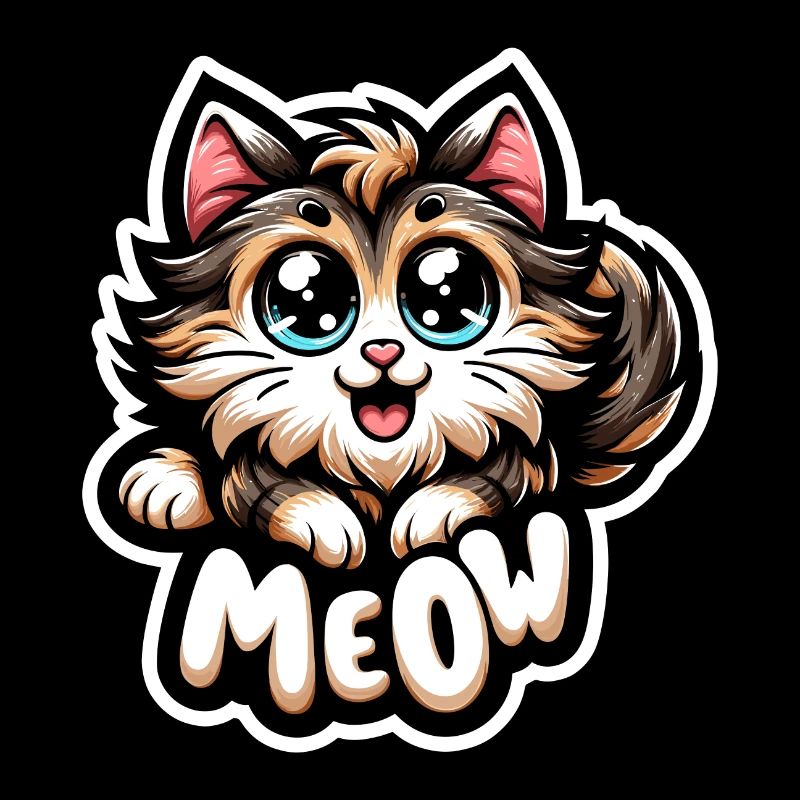 Miaou - Illustration de chat