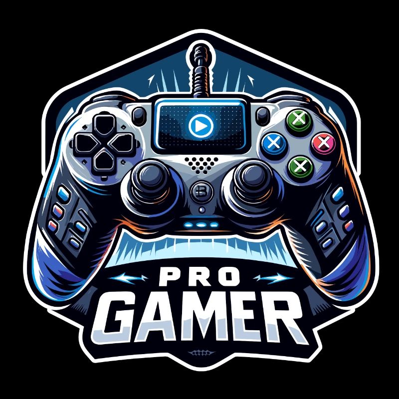 Pro Gamer - Controller Illustration