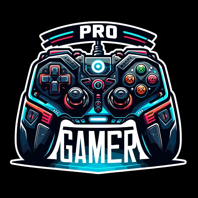 Pro Gamer - Controller Illustration