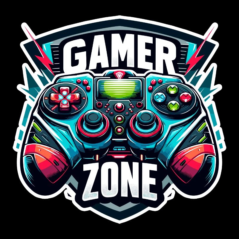 Gamer Zone - Controller Illustration