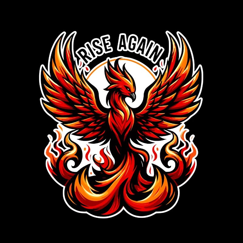 Rise Again - Phönix Illustration