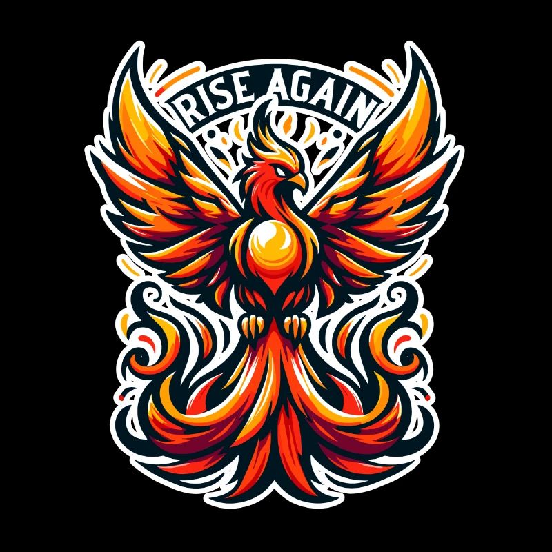 Rise Again - Phönix Illustration