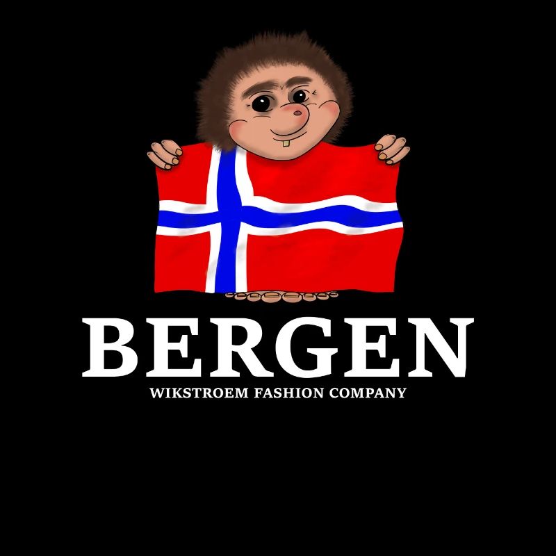 norway troll myths flag mountains vacation