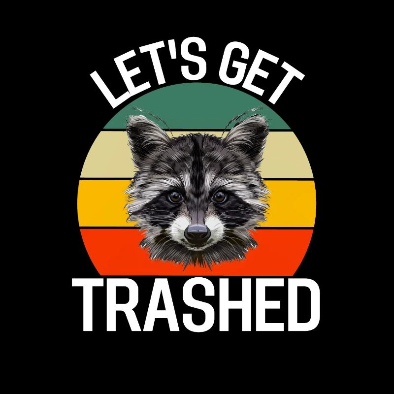 Wald Tier Lustiges Geschenk Trash Panda Waschbär