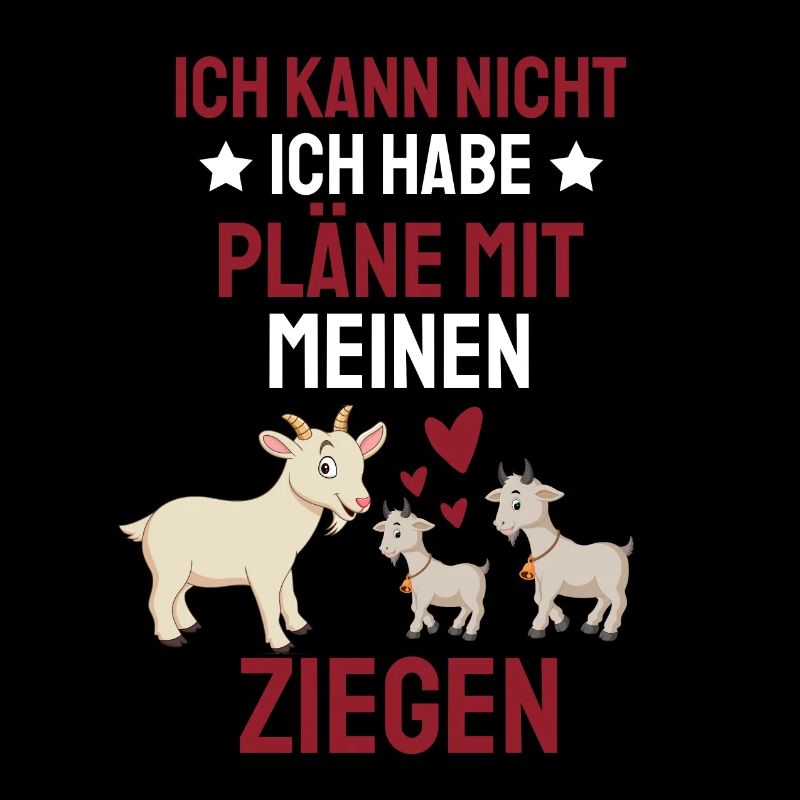 Lustiges Bauernhof Tier Geschenk Ziege
