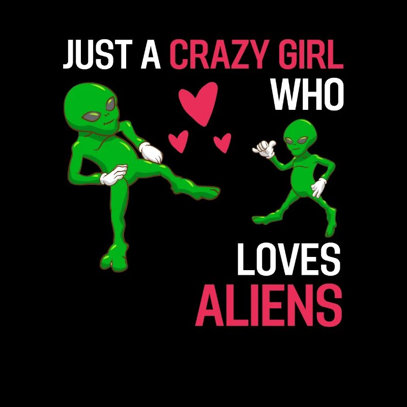 Alien Sci Fi Girl Gift Alien
