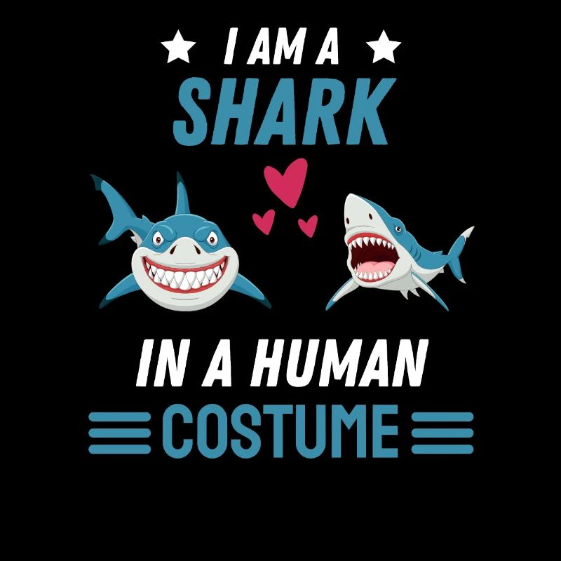 Shark Costume Party Predator Gift Funny Shark