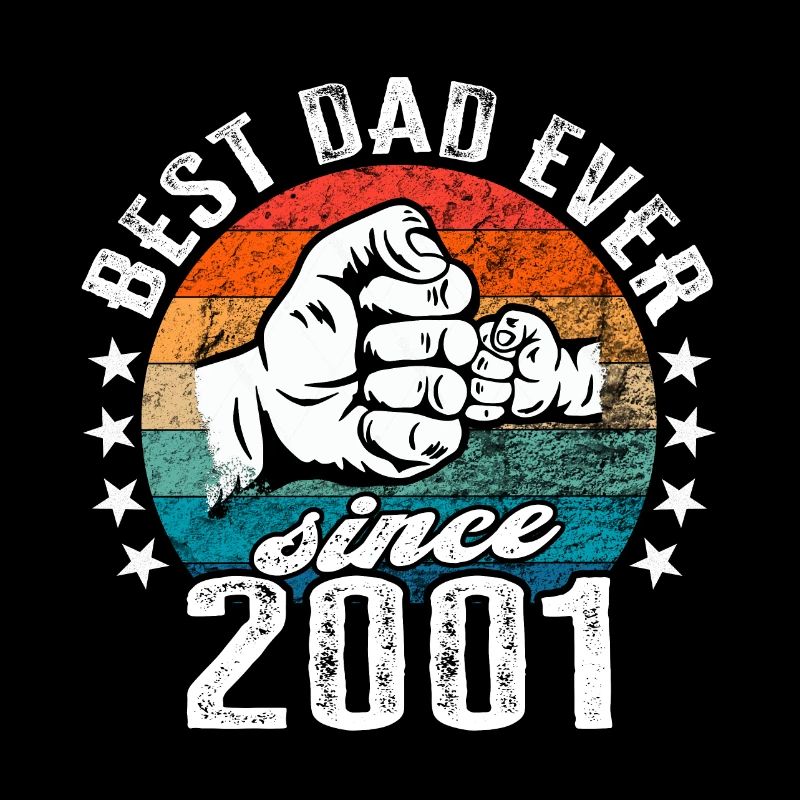Bester Papa der Welt seit 2001 Vatertag