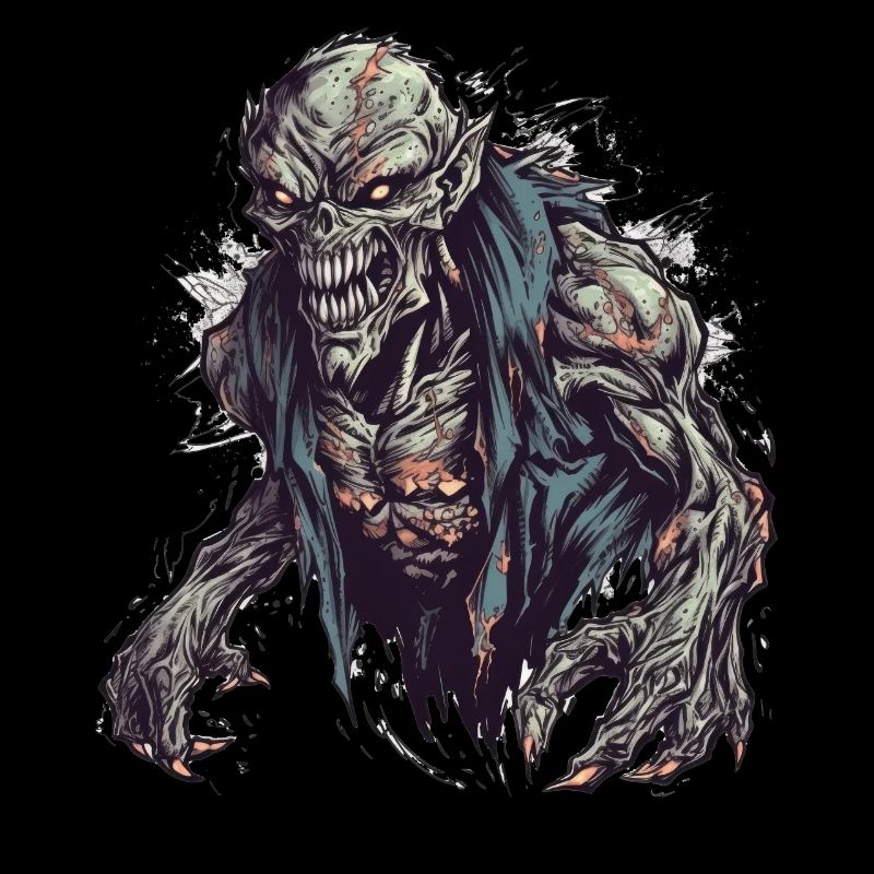 Monster Monster Demon Devil Vampire Guhl Zombie