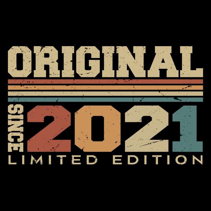 Original 2021 Rétro Cadeau 3e Anniversaire 2021