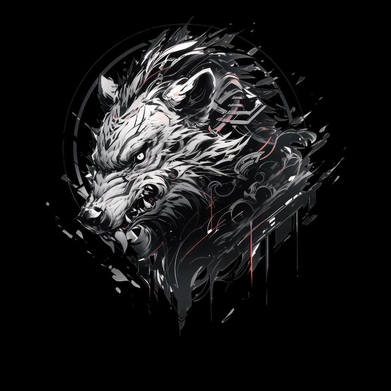 Mecha Tier Tiger Wolf Fuchs Drache Cyborg